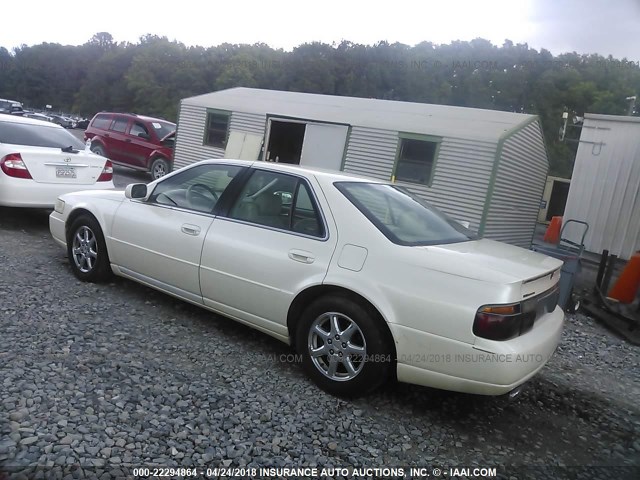 1G6KY5493XU916846 - 1999 CADILLAC SEVILLE STS WHITE photo 3