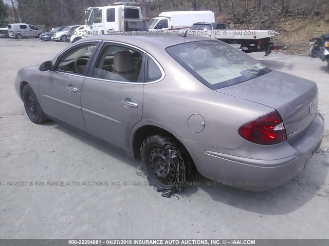 2G4WC582861135627 - 2006 BUICK LACROSSE CX TAN photo 3