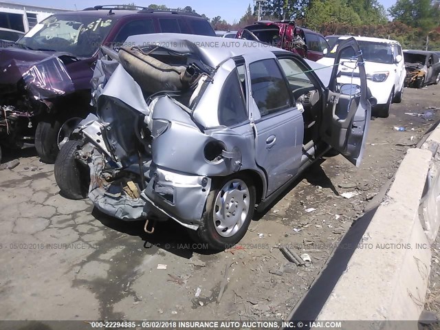 1G8JU52F9YY665784 - 2000 SATURN LS1 SILVER photo 4