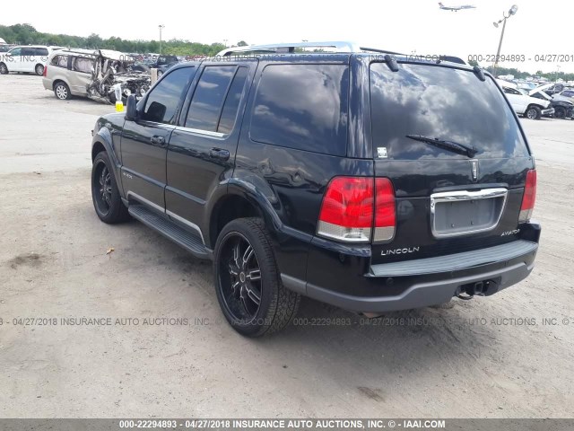 5LMEU88H05ZJ11968 - 2005 LINCOLN AVIATOR 黑色 照片 3