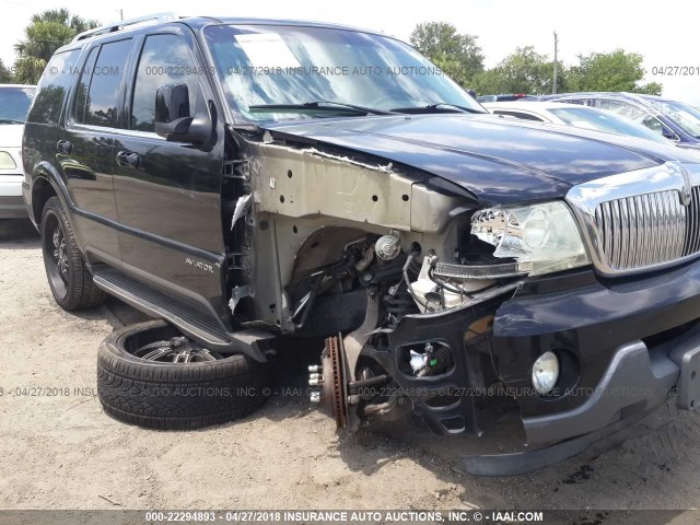 5LMEU88H05ZJ11968 - 2005 LINCOLN AVIATOR 黑色 照片 6