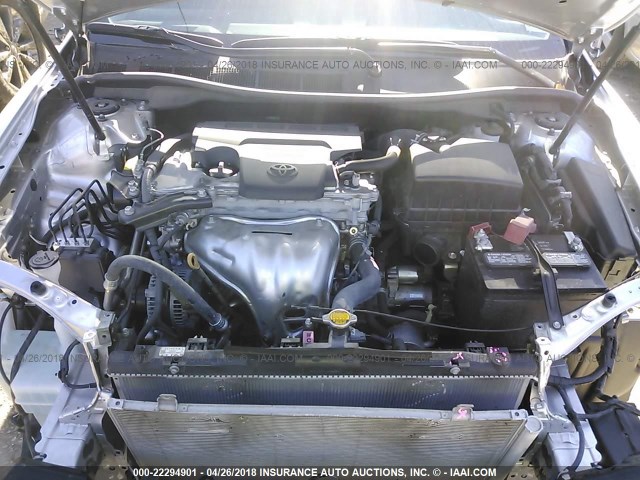 4T1BF1FK6EU428771 - 2014 TOYOTA CAMRY L/SE/LE/XLE 银色 照片 10