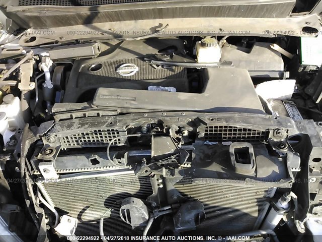 5N1AR2MNXFC642532 - 2015 NISSAN PATHFINDER S/SV/SL/PLATINUM 白色 照片 10