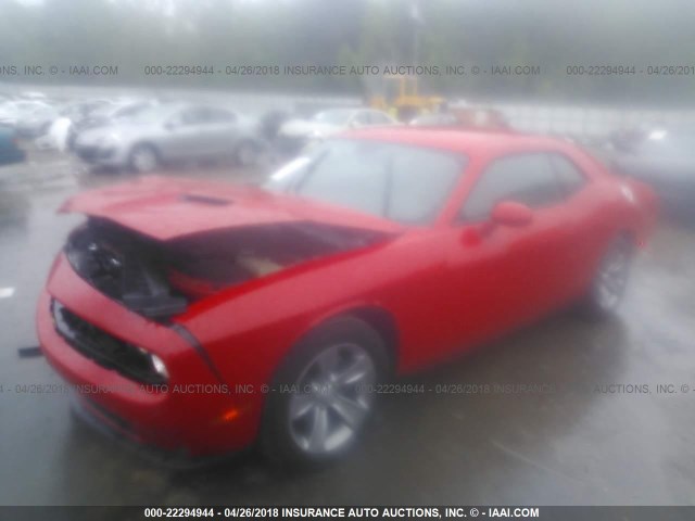 2C3CDZAGXFH703938 - 2015 DODGE CHALLENGER SXT ORANGE photo 2