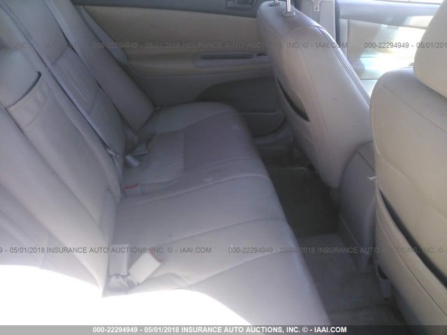 JTDBE32K230141361 - 2003 TOYOTA CAMRY LE/XLE GREEN photo 8