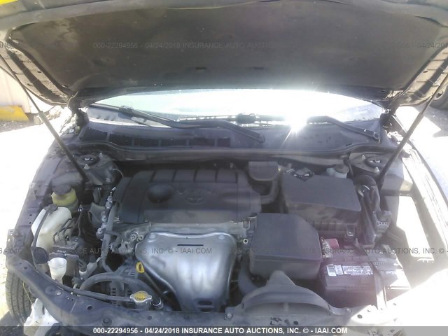 4T4BF3EK5BR212005 - 2011 TOYOTA CAMRY SE/LE/XLE BLACK photo 10
