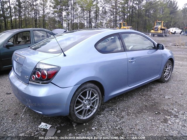 JTKDE3B75A0316468 - 2010 TOYOTA SCION TC Light Blue photo 4