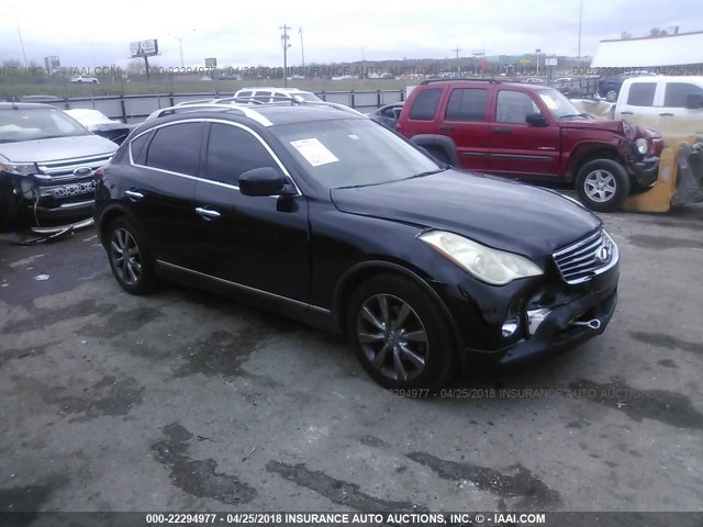 JNKAJ09F38M353084 - 2008 INFINITI EX35 JOURNEY BLACK photo 1