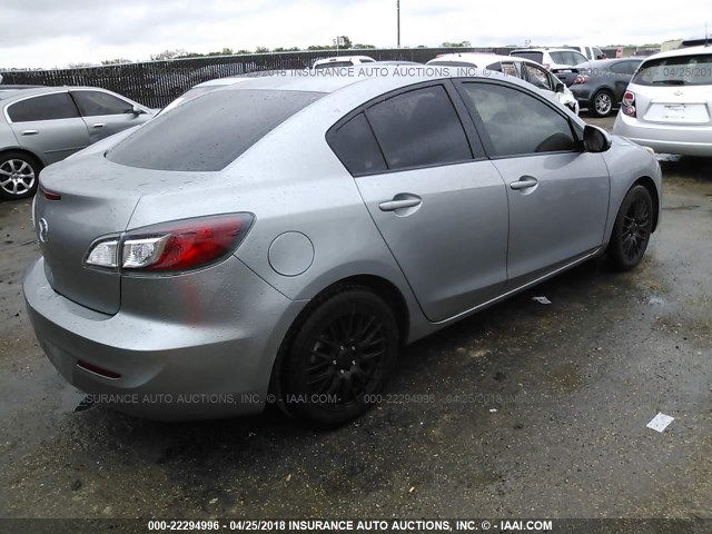 JM1BL1UF1C1675004 - 2012 MAZDA 3 I BLACK photo 4