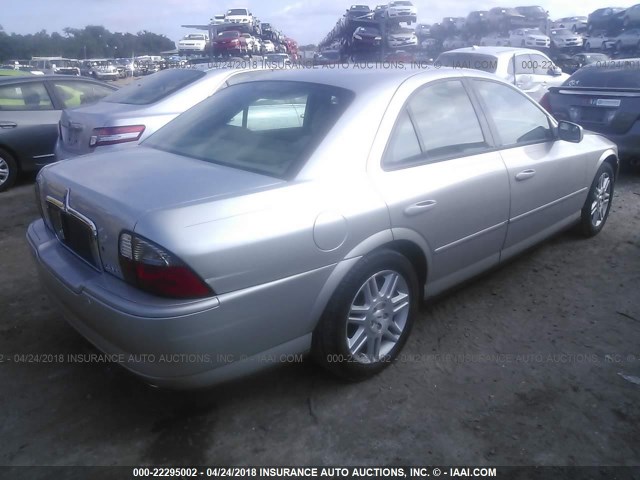 1LNHM87A14Y657932 - 2004 LINCOLN LS Gümüş foto 4