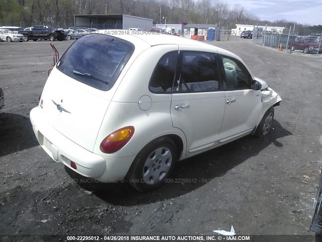 3C4FY58B75T629576 - 2005 CHRYSLER PT CRUISER TOURING WHITE photo 4