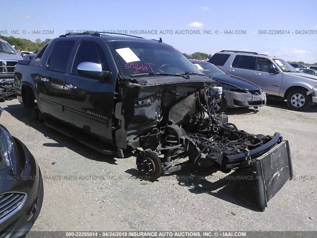 3GNMCFE03BG263903 - 2011 CHEVROLET AVALANCHE LT GRAY photo 1