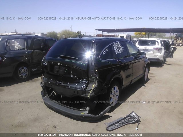 JHLRE485X9C004488 - 2009 HONDA CR-V EX შავი ფოტო 4
