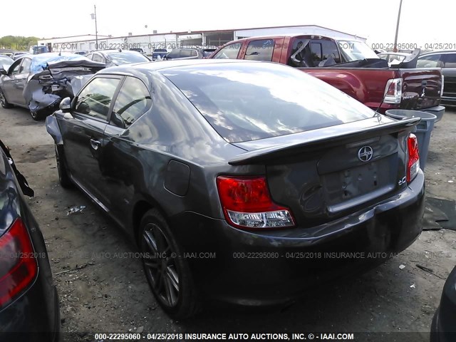 JTKJF5C79D3049817 - 2013 TOYOTA SCION TC 灰色 照片 3