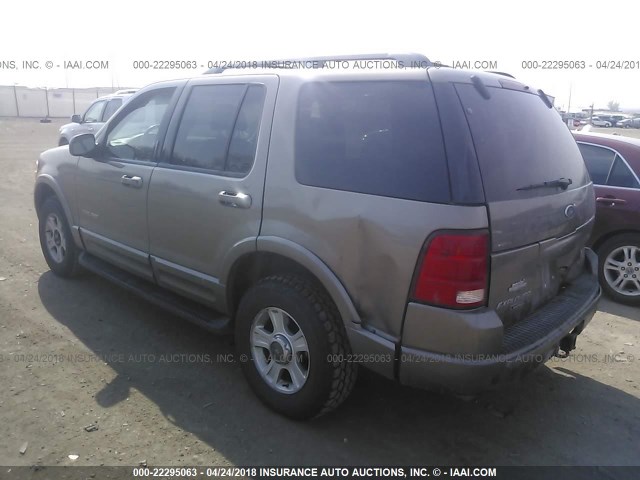 1FMDU75W02UB26782 - 2002 FORD EXPLORER LIMITED მწვანე ფოტო 3