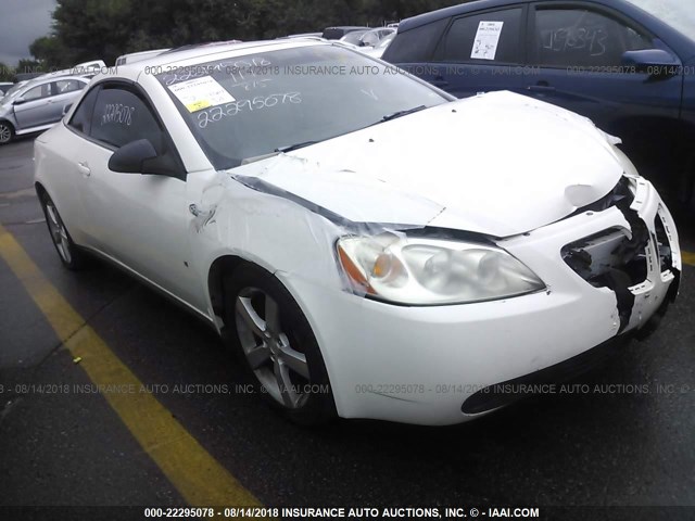 1G2ZH361874211102 - 2007 PONTIAC G6 GT WHITE photo 1