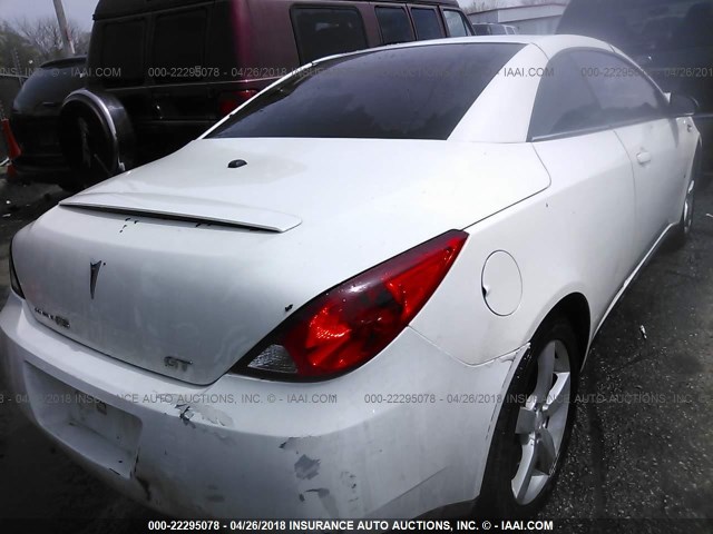 1G2ZH361874211102 - 2007 PONTIAC G6 GT WHITE photo 4
