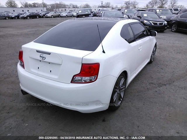 JTKJF5C77C3036174 - 2012 TOYOTA SCION TC 白色 照片 4