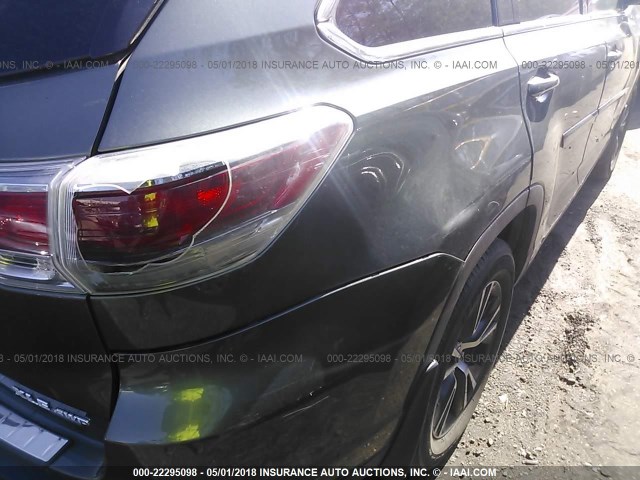 5TDJKRFH9GS255088 - 2016 TOYOTA HIGHLANDER XLE მწვანე ფოტო 6