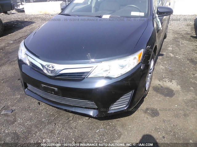 4T1BF1FK1DU208436 - 2013 TOYOTA CAMRY L/SE/LE/XLE 黑色 照片 6
