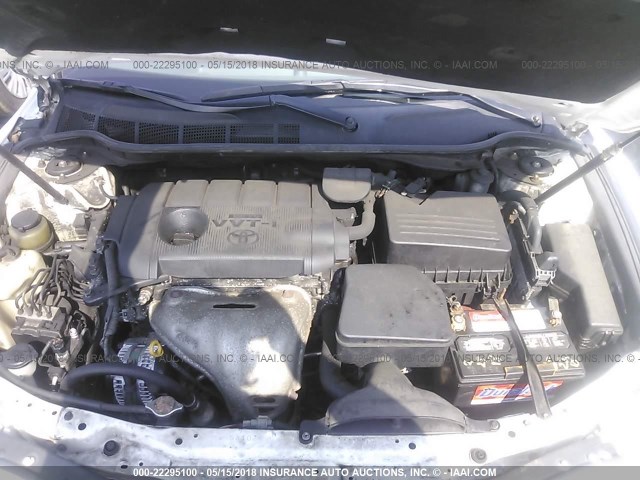 4T1BF3EK5BU714605 - 2011 TOYOTA CAMRY SE/LE/XLE WHITE photo 10