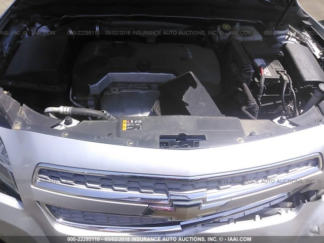 1G11H5SA5DF311533 - 2013 CHEVROLET MALIBU LTZ 银色 照片 10