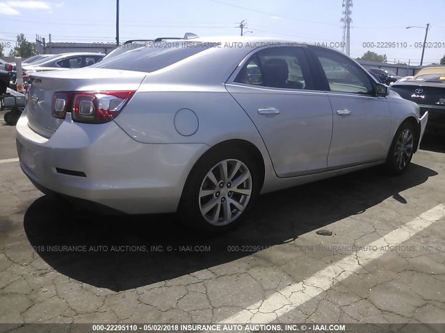 1G11H5SA5DF311533 - 2013 CHEVROLET MALIBU LTZ 银色 照片 4