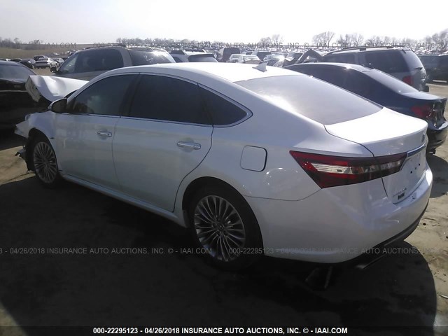 4T1BK1EB6GU222270 - 2016 TOYOTA AVALON XLE PLUS/PREMIUM/TOUR/LTD WHITE photo 3