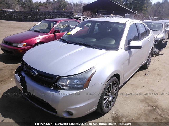 1FAHP3GN5BW183936 - 2011 FORD FOCUS SES GRAY photo 2