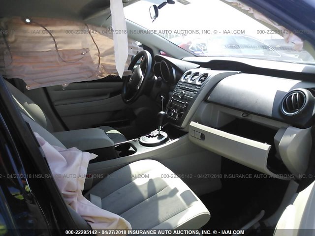 JM3ER2A59C0420708 - 2012 MAZDA CX-7 BURGUNDY photo 5