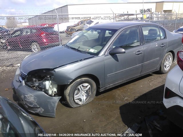 1G1ZS58F17F111972 - 2007 CHEVROLET MALIBU LS GRAY photo 2