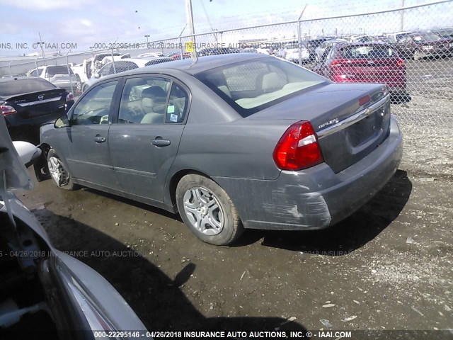 1G1ZS58F17F111972 - 2007 CHEVROLET MALIBU LS GRAY photo 3
