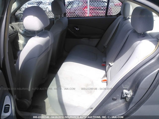 1G1ZS58F17F111972 - 2007 CHEVROLET MALIBU LS GRAY photo 8