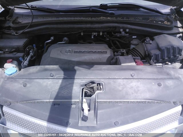 2HNYD28378H508498 - 2008 ACURA MDX TECHNOLOGY GRAY photo 10