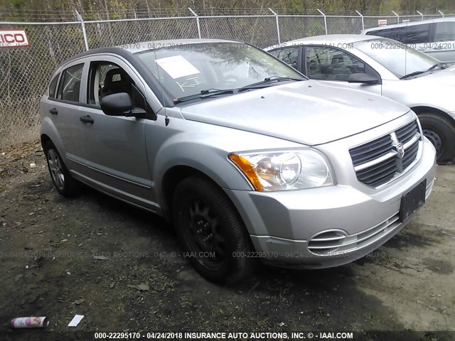 1B3HB48B37D305295 - 2007 DODGE CALIBER SXT SILVER photo 1