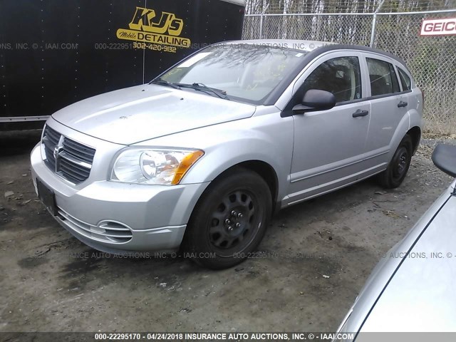 1B3HB48B37D305295 - 2007 DODGE CALIBER SXT SILVER photo 2