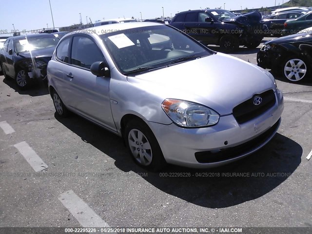 KMHCM36C09U129426 - 2009 HYUNDAI ACCENT GS SILVER photo 1