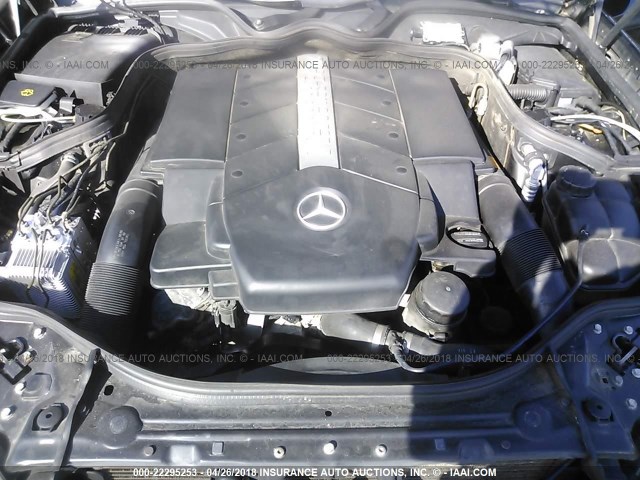 WDBUF70J03A148065 - 2003 MERCEDES-BENZ E 500 BLACK photo 10