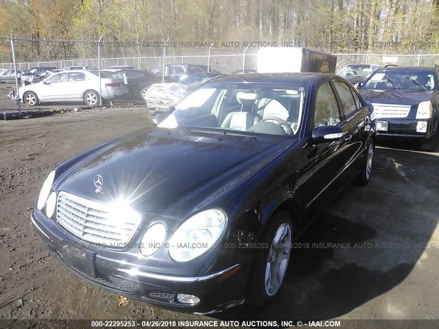 WDBUF70J03A148065 - 2003 MERCEDES-BENZ E 500 BLACK photo 2