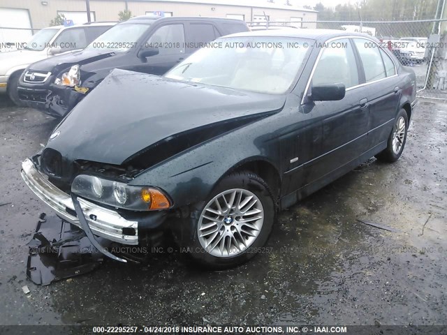 WBADT63471CF01767 - 2001 BMW 530 I AUTOMATIC GREEN photo 2