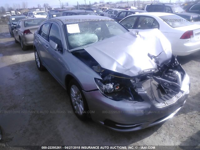 1C3CCBAB2DN733275 - 2013 CHRYSLER 200 LX SILVER photo 1