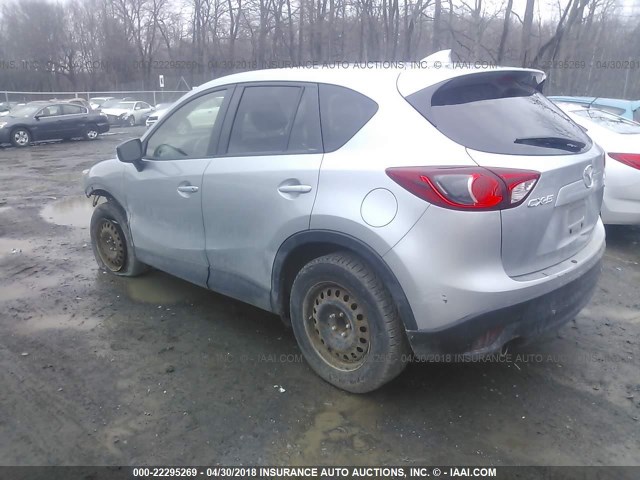 JM3KE2BE9G0671666 - 2016 MAZDA CX-5 SPORT GRAY photo 3