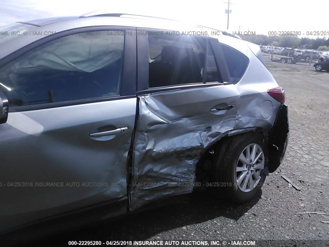 JM3KE4CYXE0350348 - 2014 MAZDA CX-5 TOURING SILVER photo 6