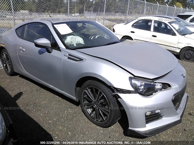 JF1ZCAB13D1601189 - 2013 SUBARU BRZ 2.0 PREMIUM SILVER photo 1