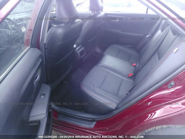 4T1BF1FK8FU916024 - 2015 TOYOTA CAMRY LE/XLE/SE/XSE RED photo 8