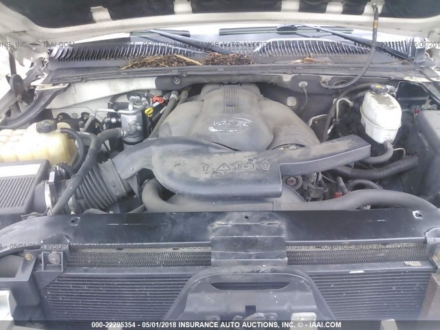 1GYEK63N34R307023 - 2004 CADILLAC ESCALADE LUXURY თეთრი ფოტო 10