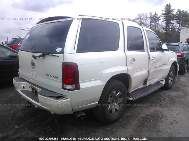 1GYEK63N34R307023 - 2004 CADILLAC ESCALADE LUXURY თეთრი ფოტო 4