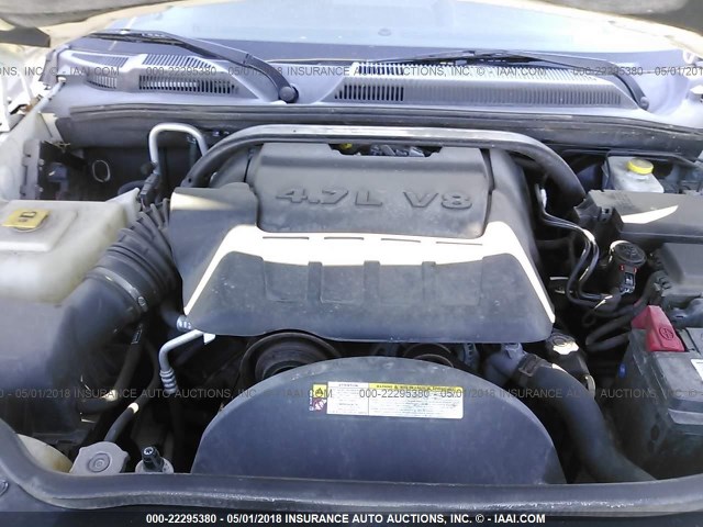 1J8HG48P89C502024 - 2009 JEEP COMMANDER SPORT თეთრი ფოტო 10