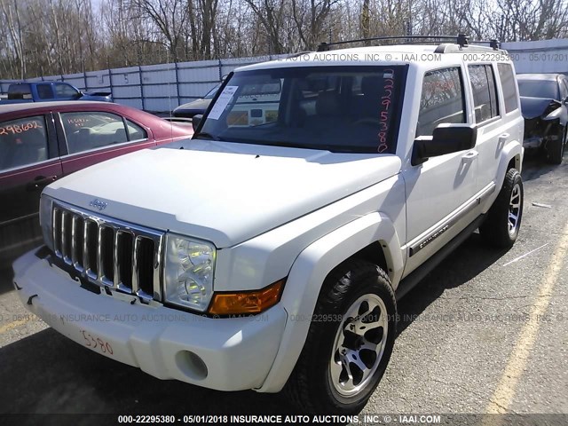 1J8HG48P89C502024 - 2009 JEEP COMMANDER SPORT WHITE photo 2