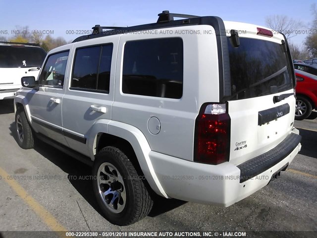 1J8HG48P89C502024 - 2009 JEEP COMMANDER SPORT თეთრი ფოტო 3